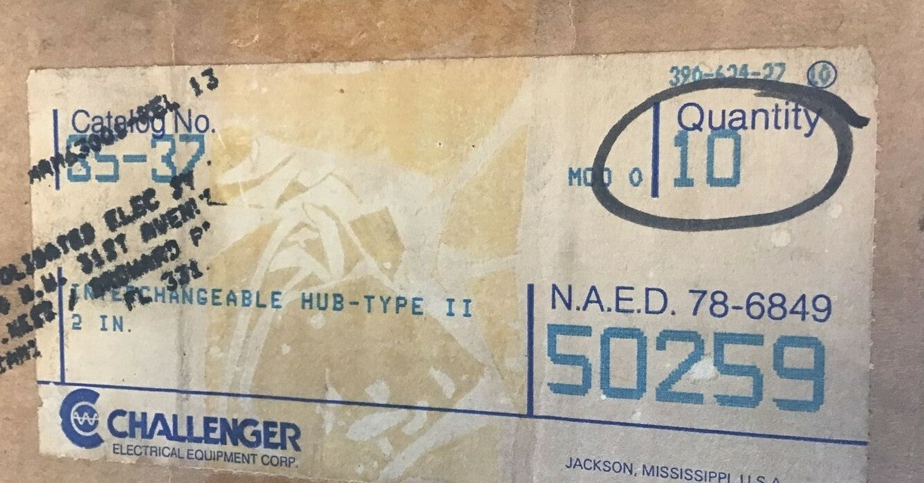 CHALLENGER 35-37 INTERCHANGEABLE HUB-TYPEII  ****LOTOF10****1