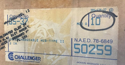 CHALLENGER 35-37 INTERCHANGEABLE HUB-TYPEII  ****LOTOF10****1