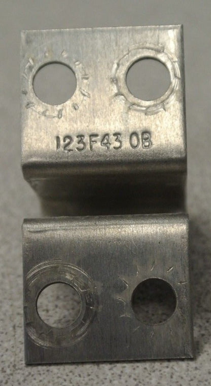 LOT of 2 / GENERAL ELECTRIC 123F43.0B THERMAL OVERLOAD HEATERS / CR123F43.0B1