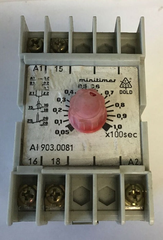 DOLD AI903.0081 MINITIMER A1/A2 100V 50HZ X100SEC0