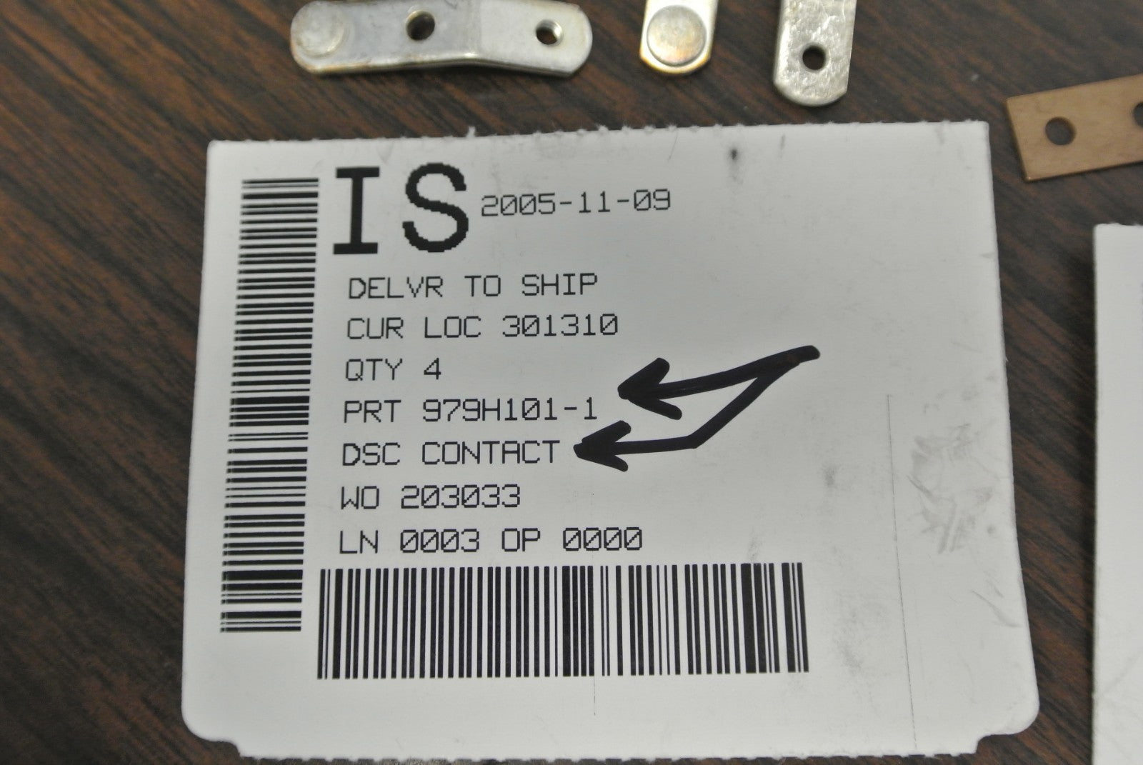 P&H 979H101-1 / 979H99-1 CRANE UP-TRAVEL LIMIT SWITCH CONTACTS as SHOWN2