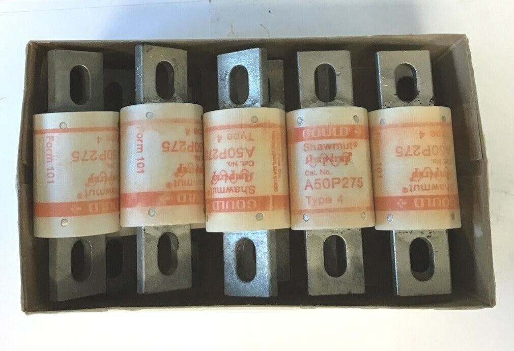 GOULD-SHAWMUT A50P275 TYPE 4 SEMICONDUCTOR FUSE / 275A, 500V ***LOTOF10***0