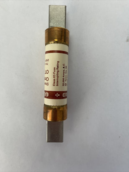 GOULD SHAWMUT OT70 ONE-TIME FUSE 70AMP 250VAC CLASS K5 (LOT OF 5)5
