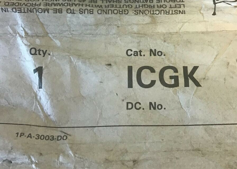 ITE ICGK  GROUND BUS KIT1