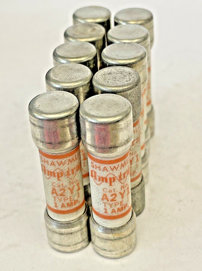 SHAWMUT - *BOX OF 10* - SHAWMUT A2Y1 - 1 AMP, 250 VAC AMP TRAP FUSES1