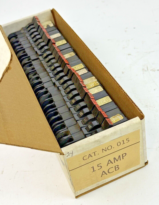FPE *LOT OF 24* - 015 / NC115 - STAB-LOK BREAKERS - 1 POLE/240VAC/15A - SEE DESC0