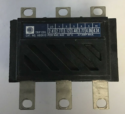 TELEMECANIQUE A80A10 TRIP COIL .57A 0