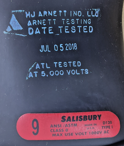 HONEYWELL GK011B/9 LINEMAN GLOVES SIZE12 1000V CLASS0 TYPE1 D120 AHCZ 2PAIR5