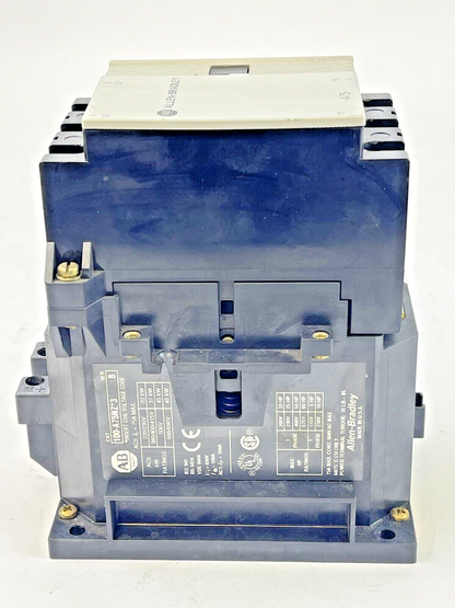 ALLEN-BRADLEY-100A75NZ*3 SER. B-24V COIL, 75A, 600VAC, 3 POLE & 195-GA10 SER. A5