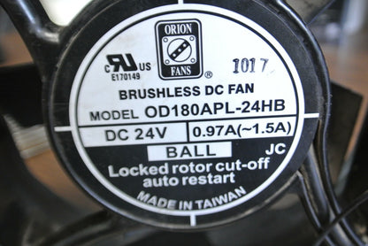 ORION FANS OD180APL-24HB / BRUSHLESS DC FAN / 24V / 0.97A (~1.5A) / 6"1