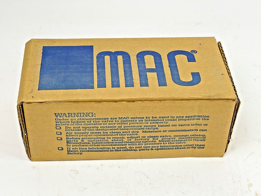 MAC - 82A-EB-CAA-TM-DDAJ-1JD - DOUBLE SOLENOID VALVE - 150 PSI, 24 VDC,  5.4W0