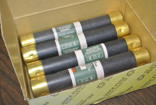 LOT of 4 / RELIANCE KOS3 ONE-TIME CLASS K5 FUSE / 600V / 3A / NEW SURPLUS0