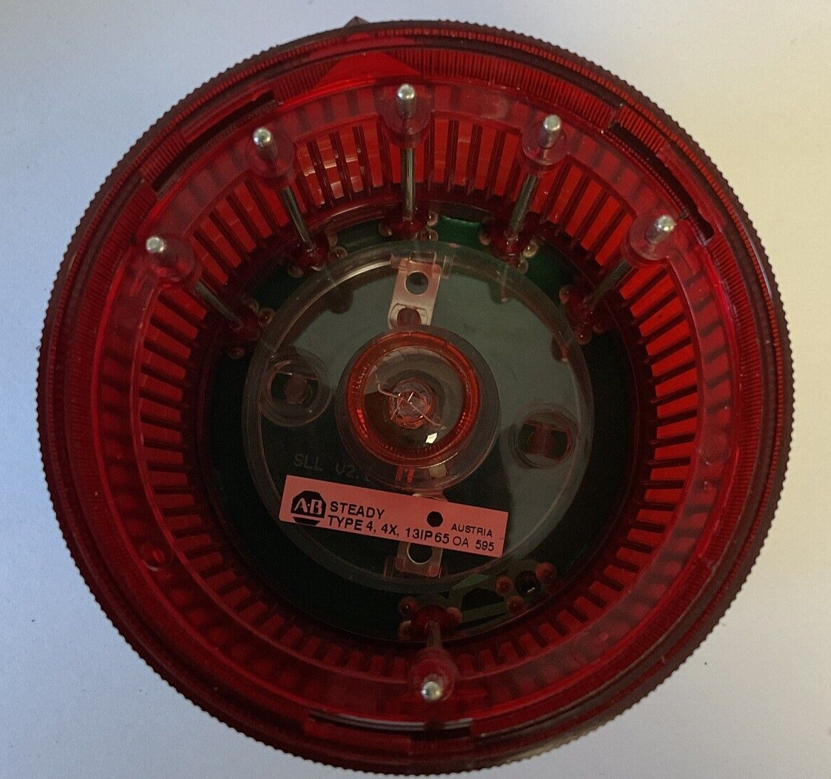 ALLEN BRADLEY 855T-B24DN4 STACK LIGHT 24V RED SER.B 0.27A 7W5