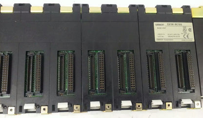 OMRON CS1W-BC103 10-SLOT, I/O MODULE BASE UNIT, USED GOOD CONDITION, CS1W4