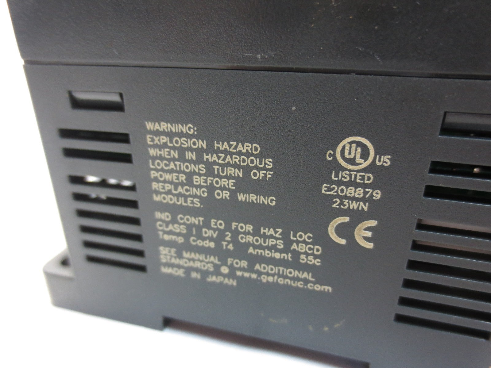 GE FANUC IC200UDR005-BG VERSAMAX MICRO CONTROLLER 24VDC5