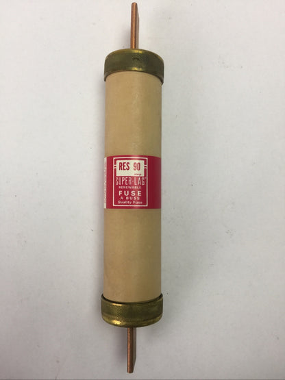BUSSMANN RES90 SUPER-LAG RENEWABLE FUSE 90AMP 600V1