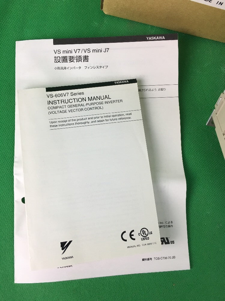 YASKAWA CIMR-V7WU41P5 DRIVE 3PH 460V 4.8A VARISPEED V7N1