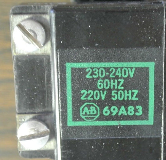 ALLEN-BRADLEY 69A83 COIL SIZE 00 220/50Hz, 230-240V/60Hz  NEW SURPLUS  LOT of 100