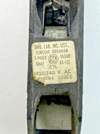 GE **LOT OF 6** THQP140 - CIRCUIT BREAKERS -  1 POLE, 40 A, 240 VAC1