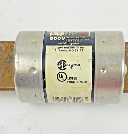 BUSSMANN  FRS-R-250 FUSETRON DUAL ELEMENT  TIME-DELAY CURRENT LIMIT  600V2