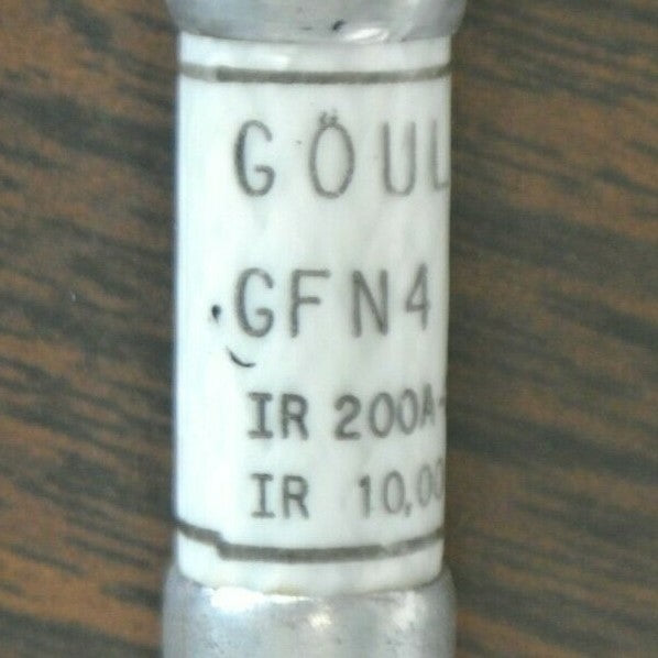 LOT of 5 / GOULD GFN4 TIME-DELAY FUSES / 4A / 250VAC  GFN 41