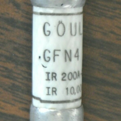LOT of 5 / GOULD GFN4 TIME-DELAY FUSES / 4A / 250VAC  GFN 41