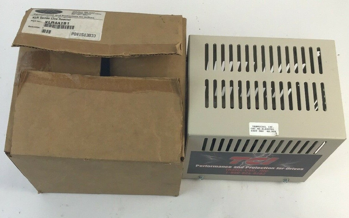 TCI-TRANSCOIL INC. TCI KLR4ATB1 LINE REACTOR 600V 4A 3PH 60HZ 0