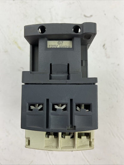 SCHNEIDER STARTER LC1 D09 CONTACTOR 25A 600VAC 7.5HP LRD 08 RELAY 2.5-4A5