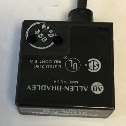 ALLEN BRADLEY PHOTOSWITCH 42SML-7110 SUB-MINIATURE "RED" SOURCE 30VDC CLASS24