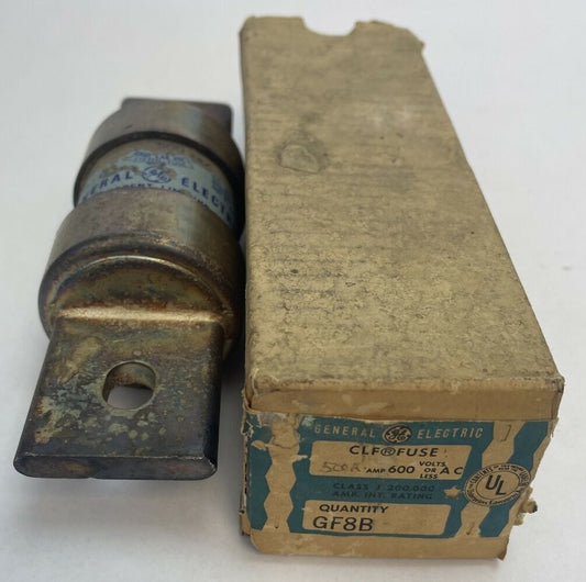 GE GF8B500 CURRENT LIMITING FUSE 500AMP 600VAC CLASS J0