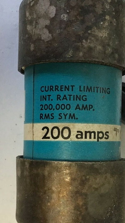 GENERAL ELECTRIC GF8B200 FUSE CLASS J 200AMPS 600VAC5