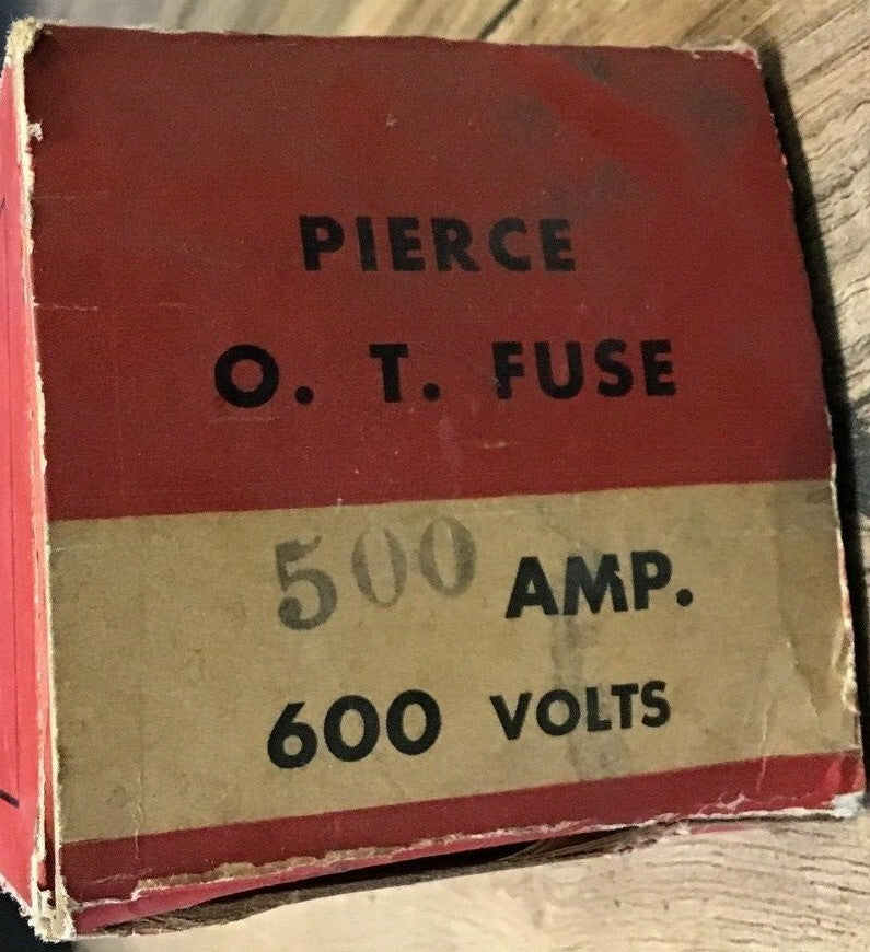 PIERCE EH-64  NON-RENEWABLE FUSE 500A 600V 5