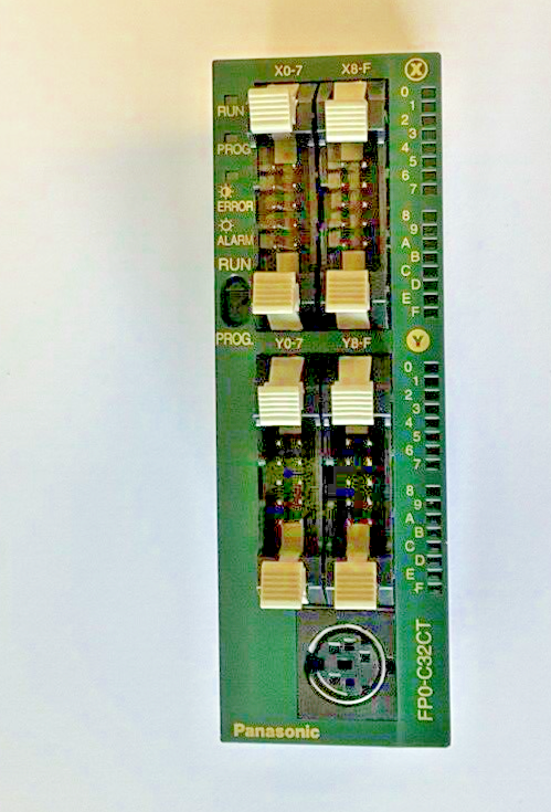 PANASONIC FP0-C32CT CONTROL UNIT VER. 2.3 24VDC 0.3A0