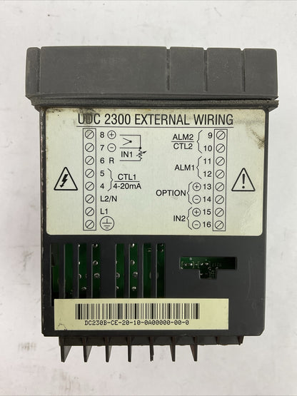HONEYWELL DC230B-CE-20-10-0A00000-00-0 TEMPERATURE / PROCESS CONTTROL 90-250VAC3