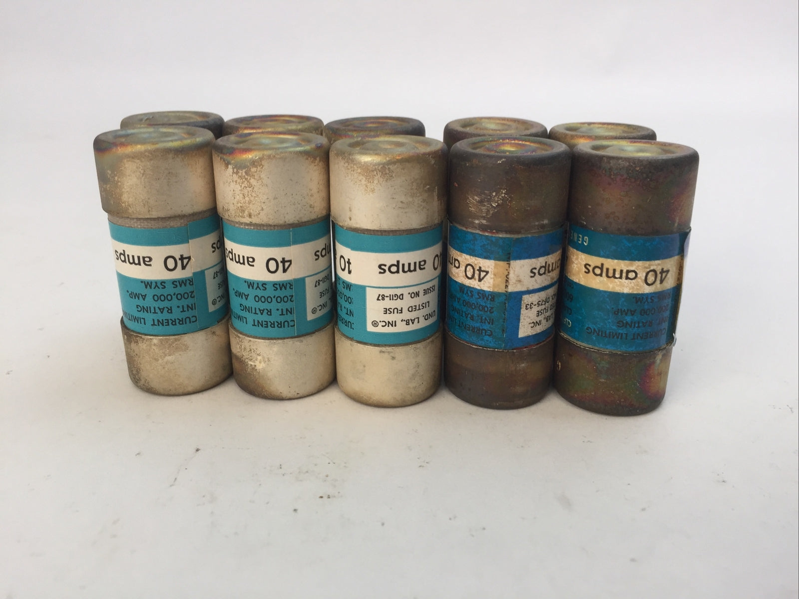 GE GF8B40 CLF FUSE CLASS J 40AMP 600VAC (LOT OF 10)5