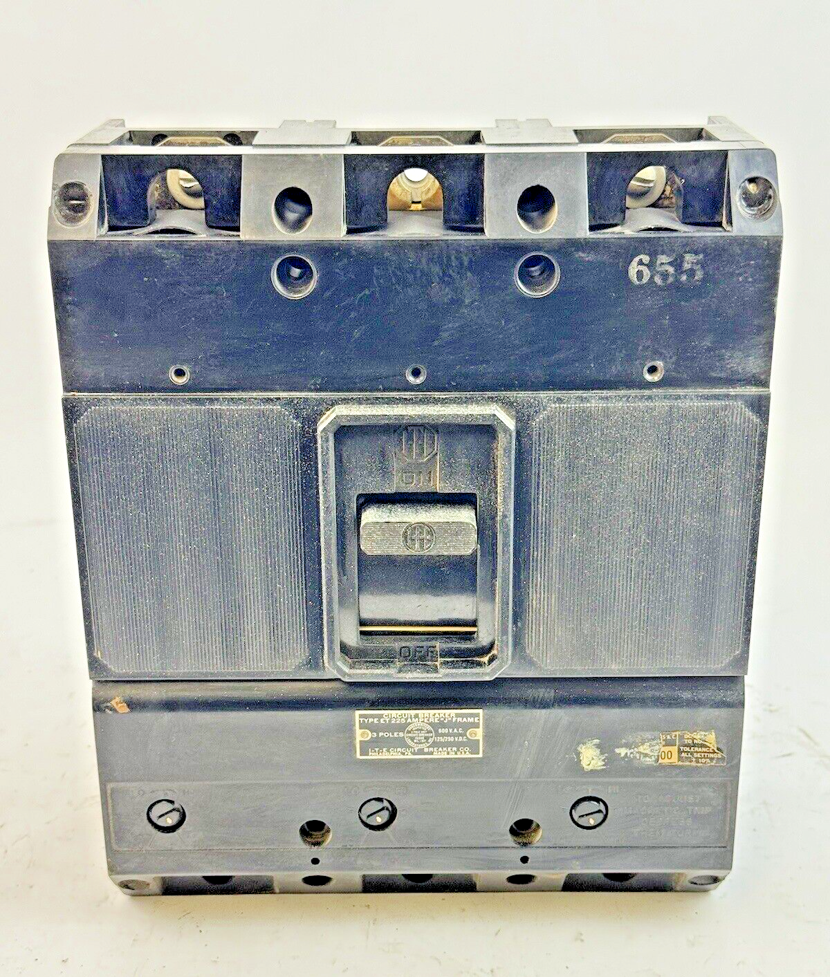 ITE - ET5905 - MOLDED CASE ET-225 FRAME CIRCUIT BREAKER - 175 A, 3 POLE, 600 VAC1