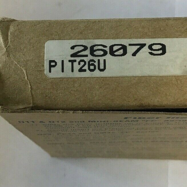  BANNER PIT26U PLASTIC FIBER OPTIC PLASTIC CABLE. 260791