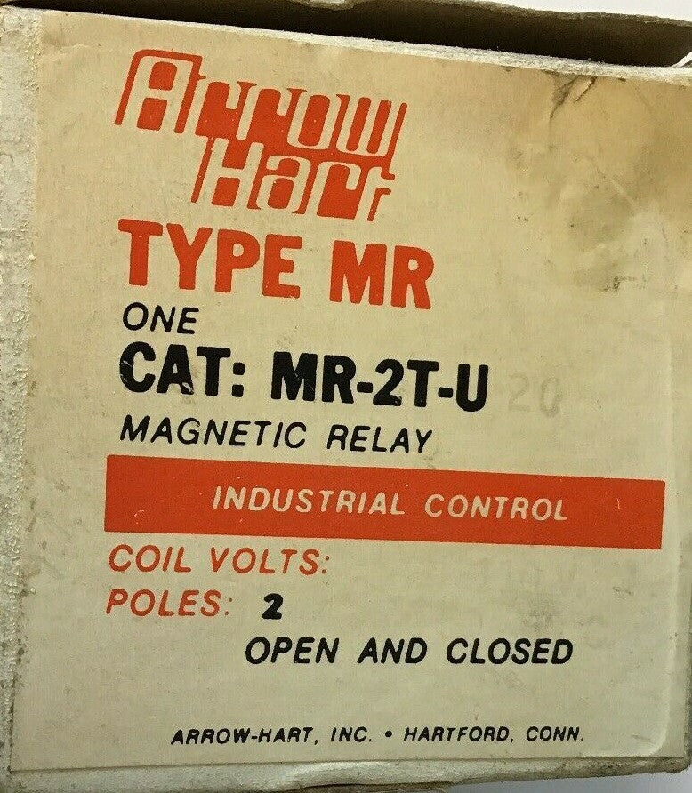 ARROW HART MR-2T-U20 MAGNETIC RELAY 2POLE1