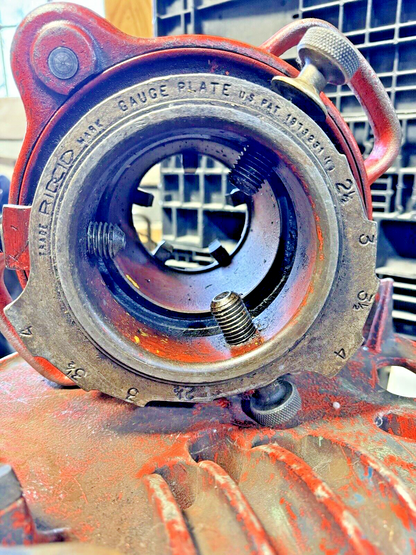 RIDGID - 700-12 - POWER DRIVE PIPE THREADER W/ STAND/BUCKET/DIE HEADS +SEE BELOW9