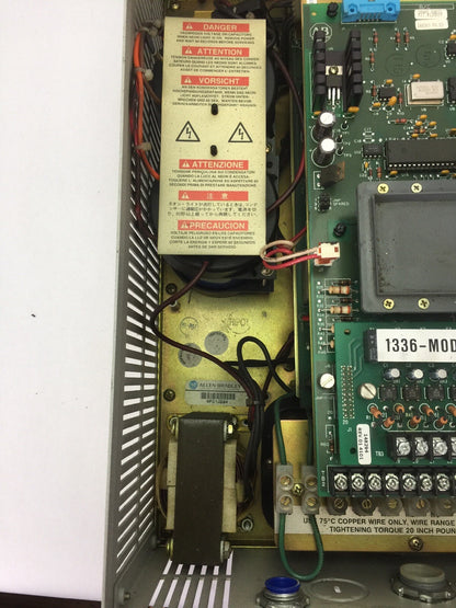 ALLEN BRADLEY 1336-B007-EAD-L3 CONSTANT TORQUE AC DRIVE 380/415/460V OUTPUT 13A9