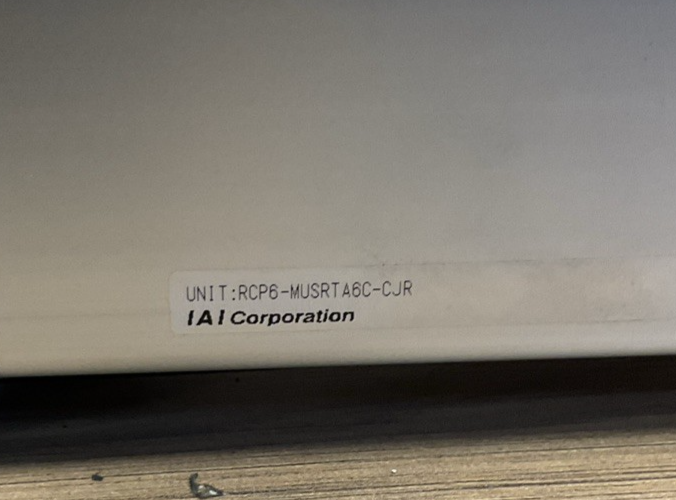 IAI RCP6-MUSRTA6C-CJR ROBOT CYLINDER RCP6-SA6C-WA-42P-20-500-P3-S-CJR ACTUATOR1