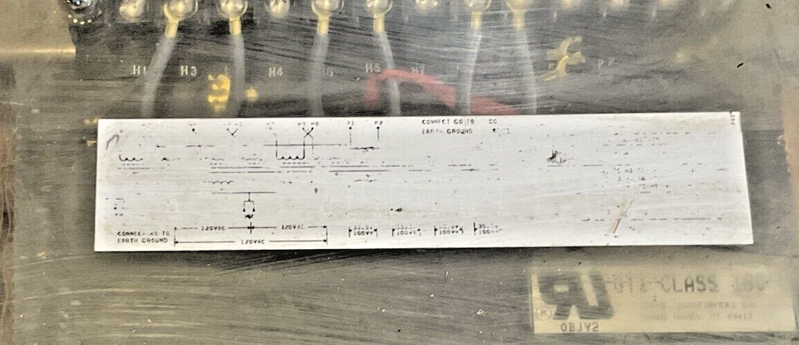 ALLEN BRADLEY 1388-T050DR TRANSFORMER 60HZ 240/480VAC 3PHASE 5KVA6