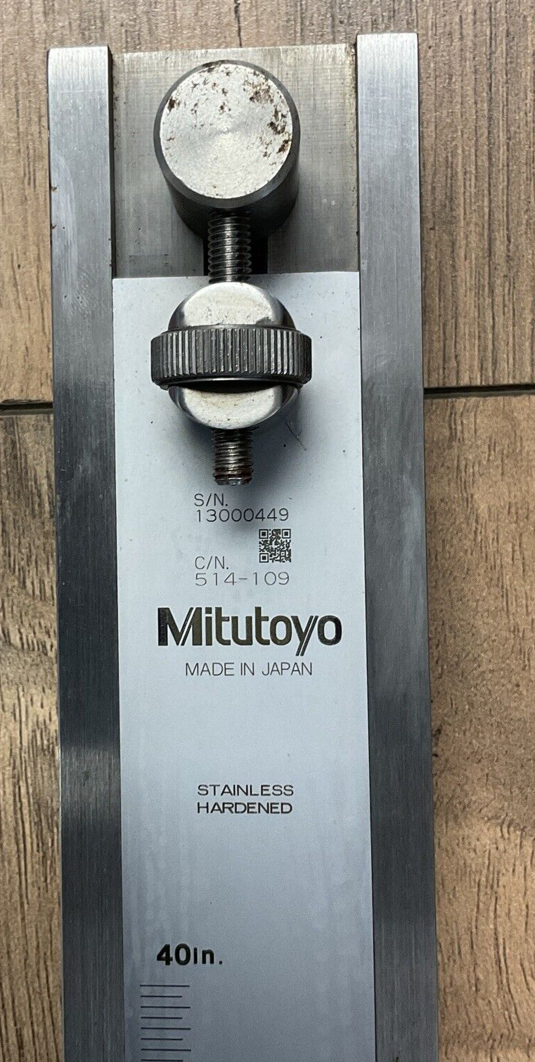 MITUTOYO 514-109 VERNIER HEIGHT GAUGE HS-40"5