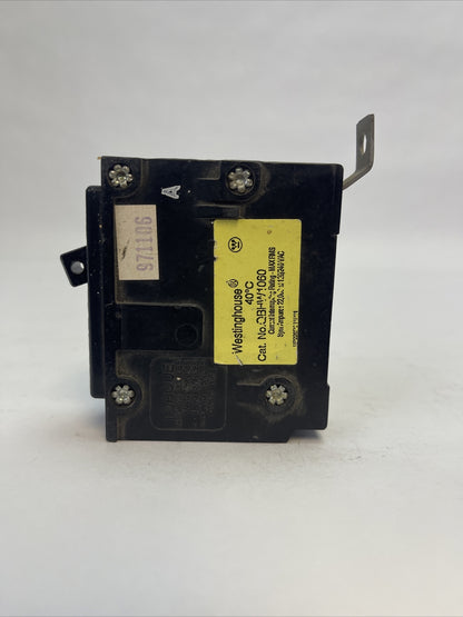 CUTLER HAMMER / WESTINGHOUSE QBHW1060 CIRCUIT BREAKER 60AMP 1POLE 120/240VAC2