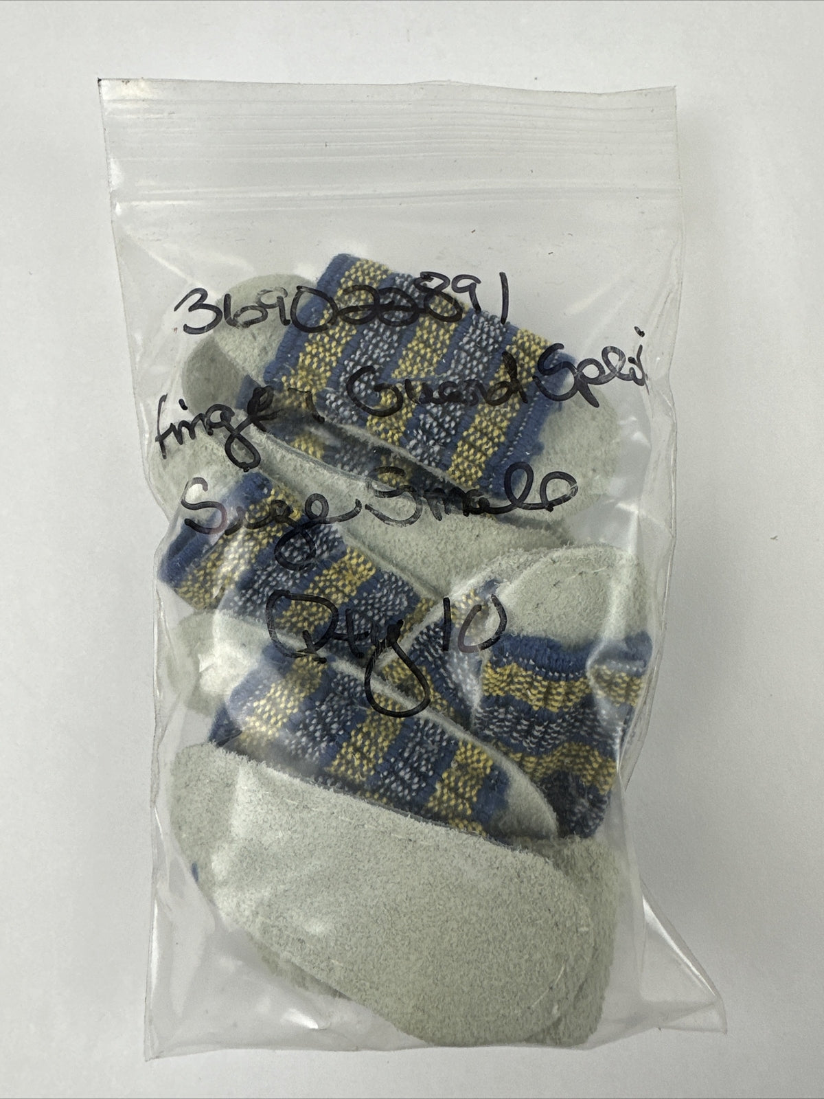 FINGER GUARD SPLIT LEATHER SIZE SMALL (PACK OF 10)0