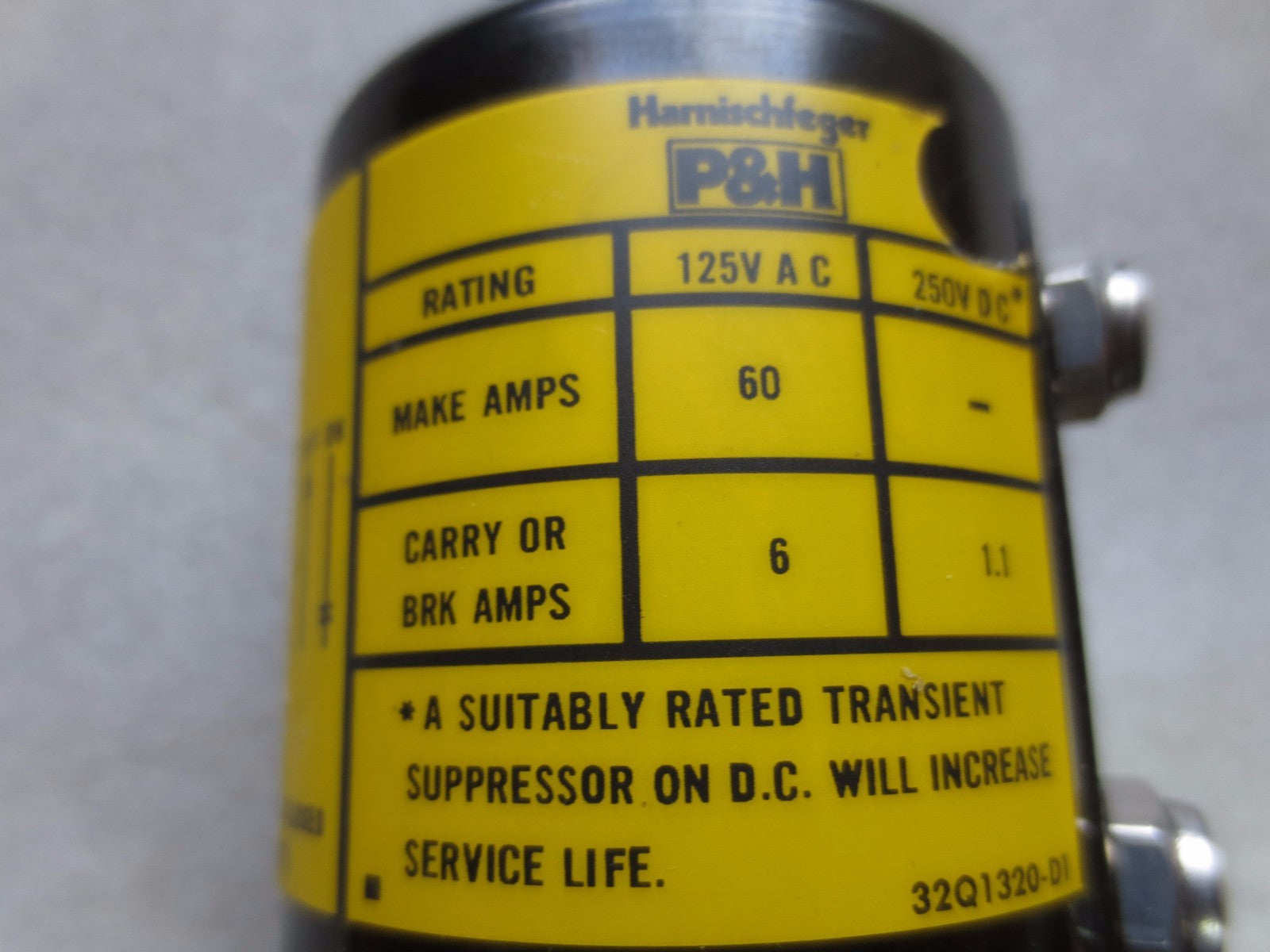 P&H HARNISHFEGER 100E 2397-2 SINGLE SPEED PUSH BUTTON - 100E2397-24