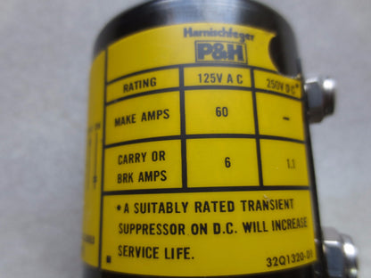 P&H HARNISHFEGER 100E 2397-2 SINGLE SPEED PUSH BUTTON - 100E2397-24