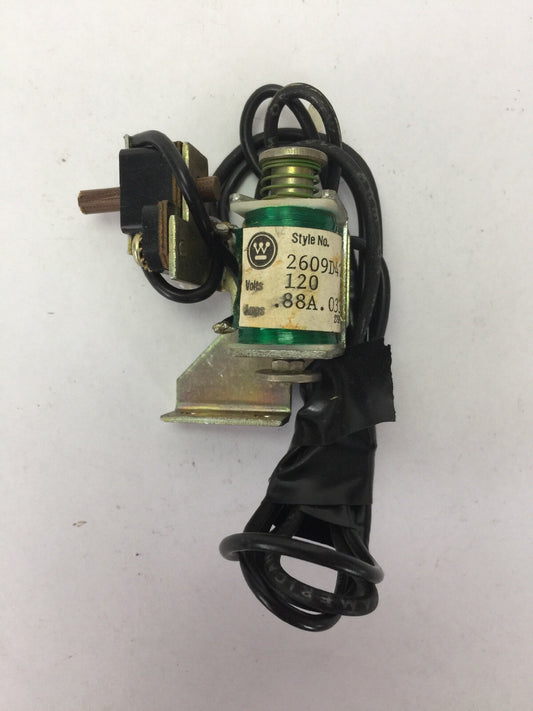 WESTINGHOUSE/CUTLER HAMMER 2609D42G19 SHUNT TRIP 120VAC 60HZ 0.88A 0.033SEC 0