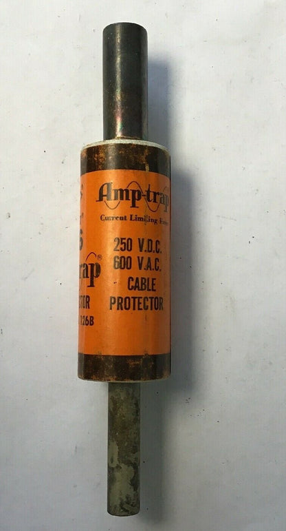 SHAWMUT CP6A 126B AMP-TRAP CABLE PROTECTOR FUSE 600VAC/250VDC****LOTOF4****2