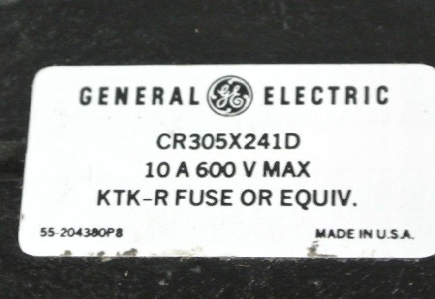 GE / GENERAL ELECTRIC CR305X241D CONTROL CIRCUIT FUSE KIT 600V SZ2 - NEW SURPLUS1